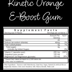VitaPLUR Kinetic Orange E-Boost Gum Accessories