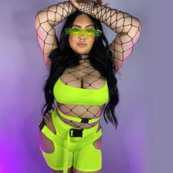 AE Intergalactic Domination Cutout Buckle 2PC Set New