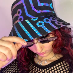 AE New Geo Flash Reflective Bucket Hat