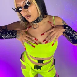 AE Intergalactic Domination Cutout Buckle 2PC Set New