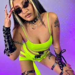 AE Intergalactic Domination Cutout Buckle 2PC Set New