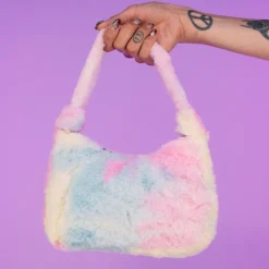 AE Tie Dye Fuzzy Purse New