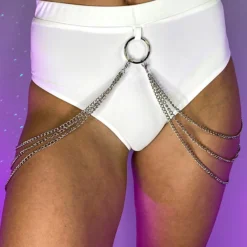 OhYes Fashion New Say A Prayer Cascading Chain High Waist Bottoms
