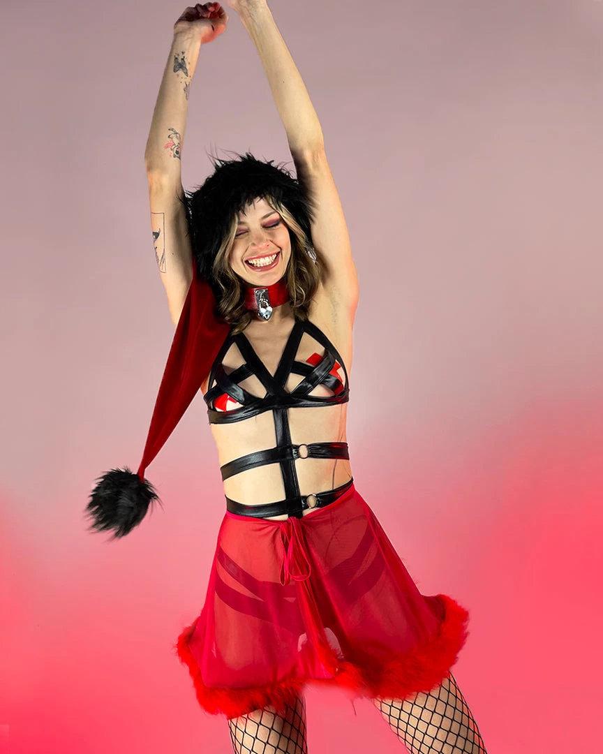 Leg Avenue 3pc Wild Bound Teddy Set 3 Leg Avenue 3pc Wild Bound Teddy Set