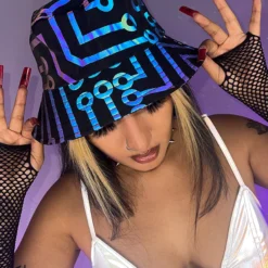 AE New Geo Flash Reflective Bucket Hat