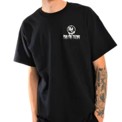 555stickers Pray For Techno Skeleton T