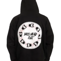 555stickers Bass Head Cult Skull Hoodie Tops