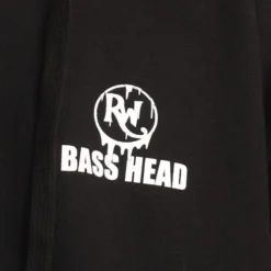 555stickers Bass Head Melting Skull Hoodie Tops
