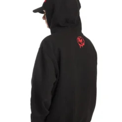 Rave Wonderland Shop 29 555stickers Outerwear Red Headbanger Hoodie