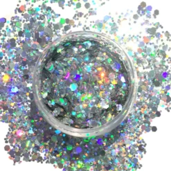 Xucai Accessories Silver Chunk Body And Face Festival Glitter (20 Or 30 Grams)