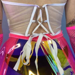 AE Chained And Ribbed Underboob Corset Womens